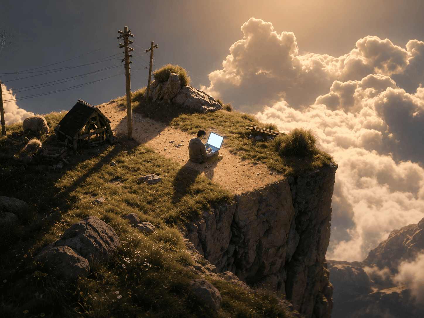 AI-generated cinematic scene